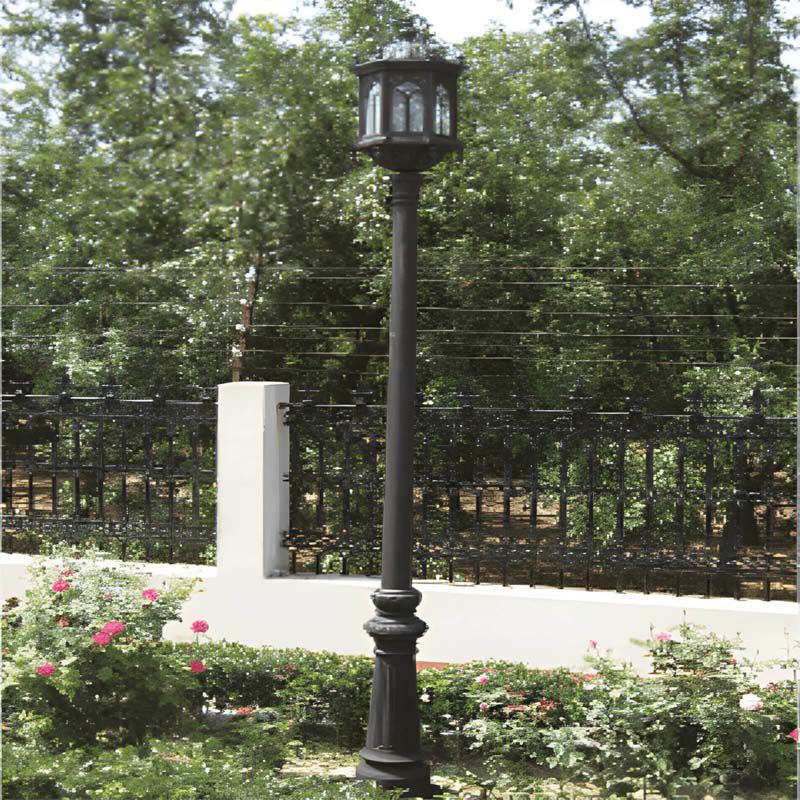 factory cast iron lighting pole